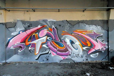 Graffiti Wall - Photo by strasbourgraffiti (2014)