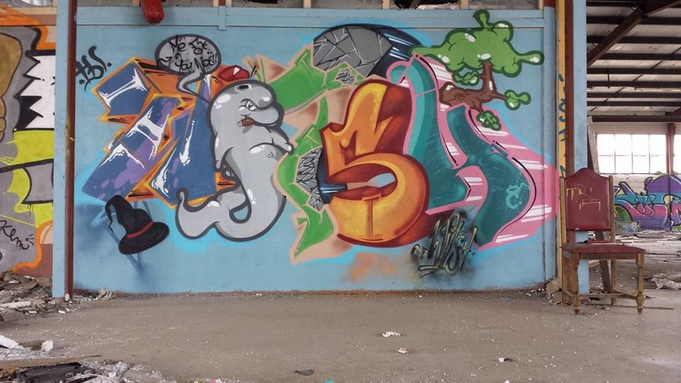 Graffiti Wall - Photo by strasbourgraffiti - Witsh, tbl (2014)