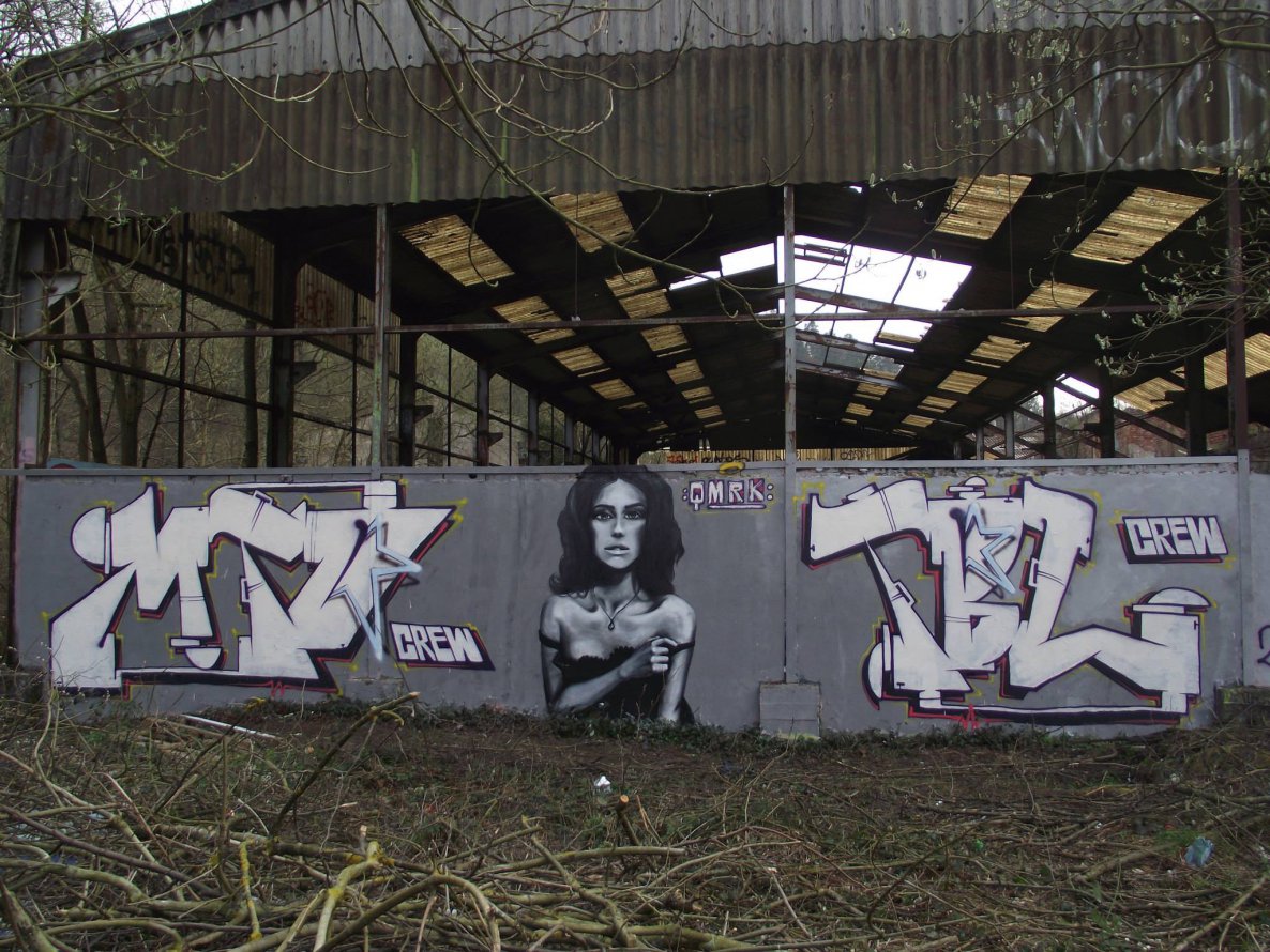 Graffiti Wall - Photo by strasbourgraffiti - mto, tbl, qmrk (2014)
