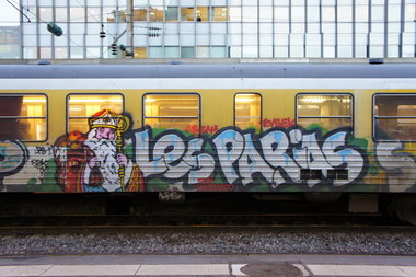 Graffiti Train - Photo by strasbourgraffiti - LPS, train, les