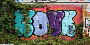 Graffiti Wall in Strasbourg - Photo by strasbourgraffiti - Woux, 7crew (2008)