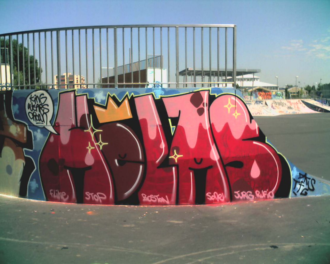 Graffiti Wall in Strasbourg - Photo by strasbourgraffiti - hélas, tfg