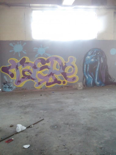 Graffiti Wall in Schiltigheim - Photo by strasbourgraffiti - taspé, 4G (2014)