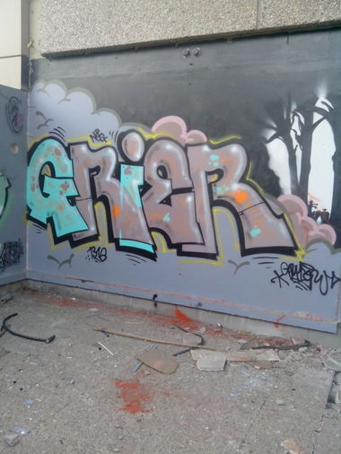 Graffiti Wall in Schiltigheim - Photo by strasbourgraffiti - Grier, neg, 1316 (2014)