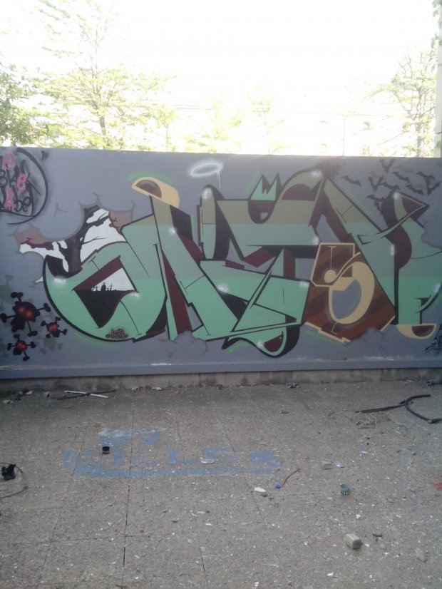 Graffiti Wall in Schiltigheim - Photo by strasbourgraffiti - witsh, tbl (2014)