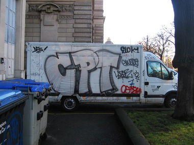 Graffiti Bombing in Strasbourg - Photo by strasbourgraffiti - cpt, crew