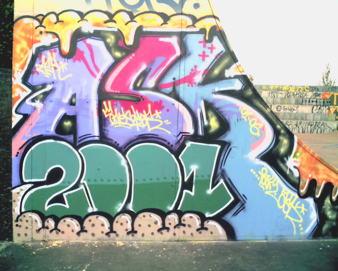 Graffiti Wall in Strasbourg - Photo by strasbourgraffiti - ASK (2006)