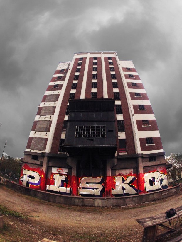 Graffiti Wall in Strasbourg - Photo by strasbourgraffiti - PISKO, lcp (2014)