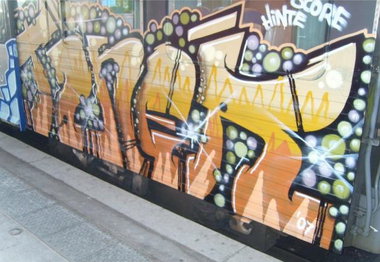 Graffiti Train - Photo by strasbourgraffiti - toner