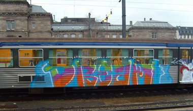 Graffiti Train - Photo by strasbourgraffiti - dream