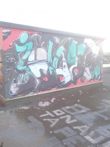 Graffiti Wall in Schiltigheim - Photo by strasbourgraffiti - Jones, tbl, mto (2014)