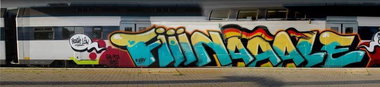 Graffiti Train - Photo by strasbourgraffiti