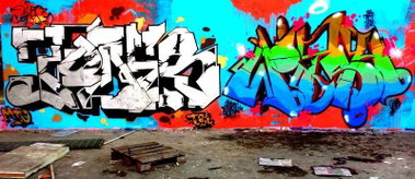 Graffiti Wall - Photo by strasbourgraffiti - jones, witsh, tbl (2014)