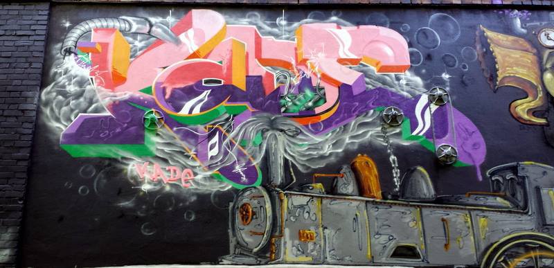 Graffiti Wall - Photo by strasbourgraffiti - kade, tbl (2014)