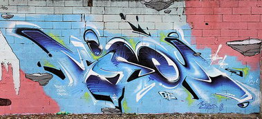 Graffiti Wall - Photo by strasbourgraffiti - misey, vjs, abc (2014)