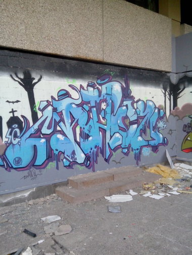 Graffiti Wall - Photo by strasbourgraffiti - mahou, wrk, 1663