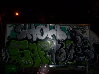 Graffiti Bombing - Photo by strasbourgraffiti