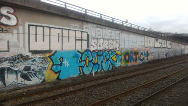 Graffiti Bombing - Photo by strasbourgraffiti