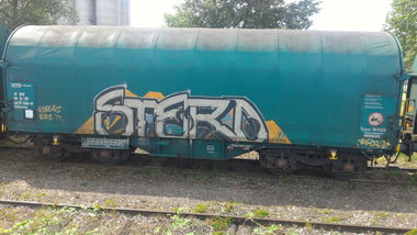 Graffiti Train - Photo by strasbourgraffiti