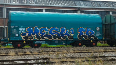 Graffiti Train - Photo by strasbourgraffiti