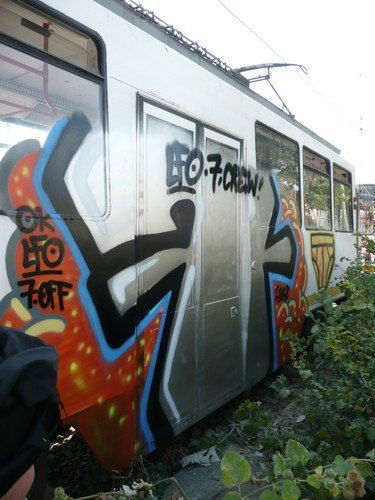 Graffiti Train - Photo by strasbourgraffiti