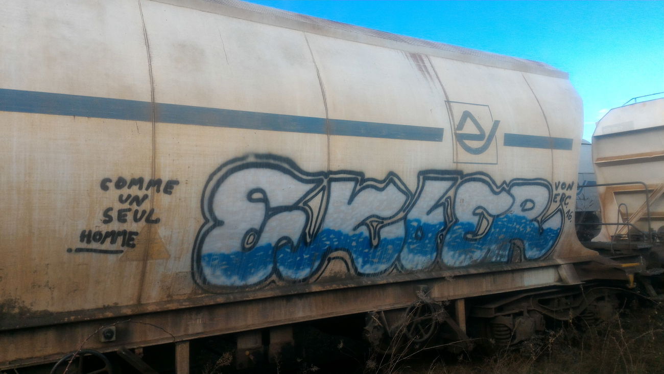 Graffiti Train - Photo by strasbourgraffiti