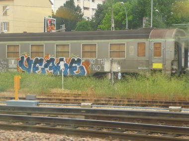 Graffiti Train - Photo by strasbourgraffiti