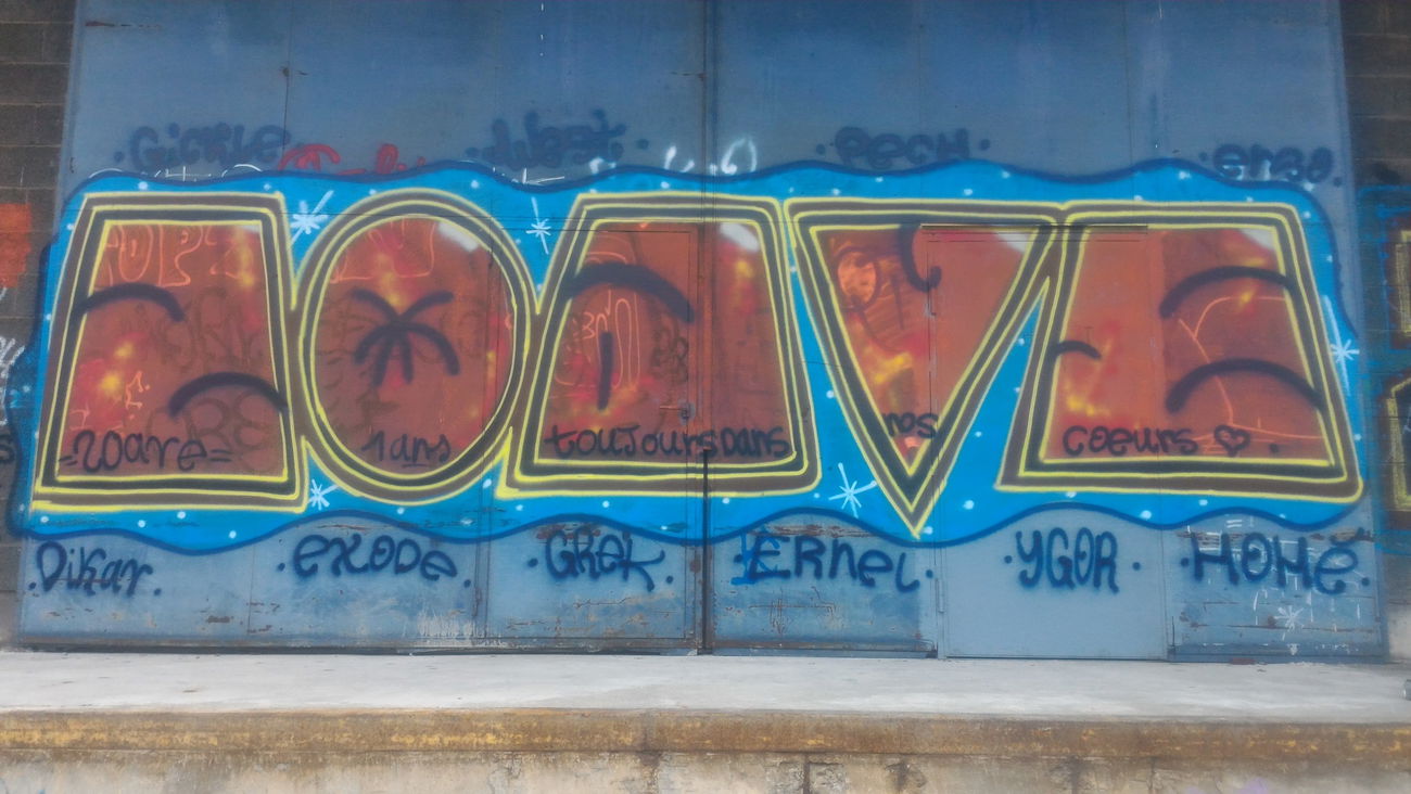 Graffiti Bombing - Photo by strasbourgraffiti