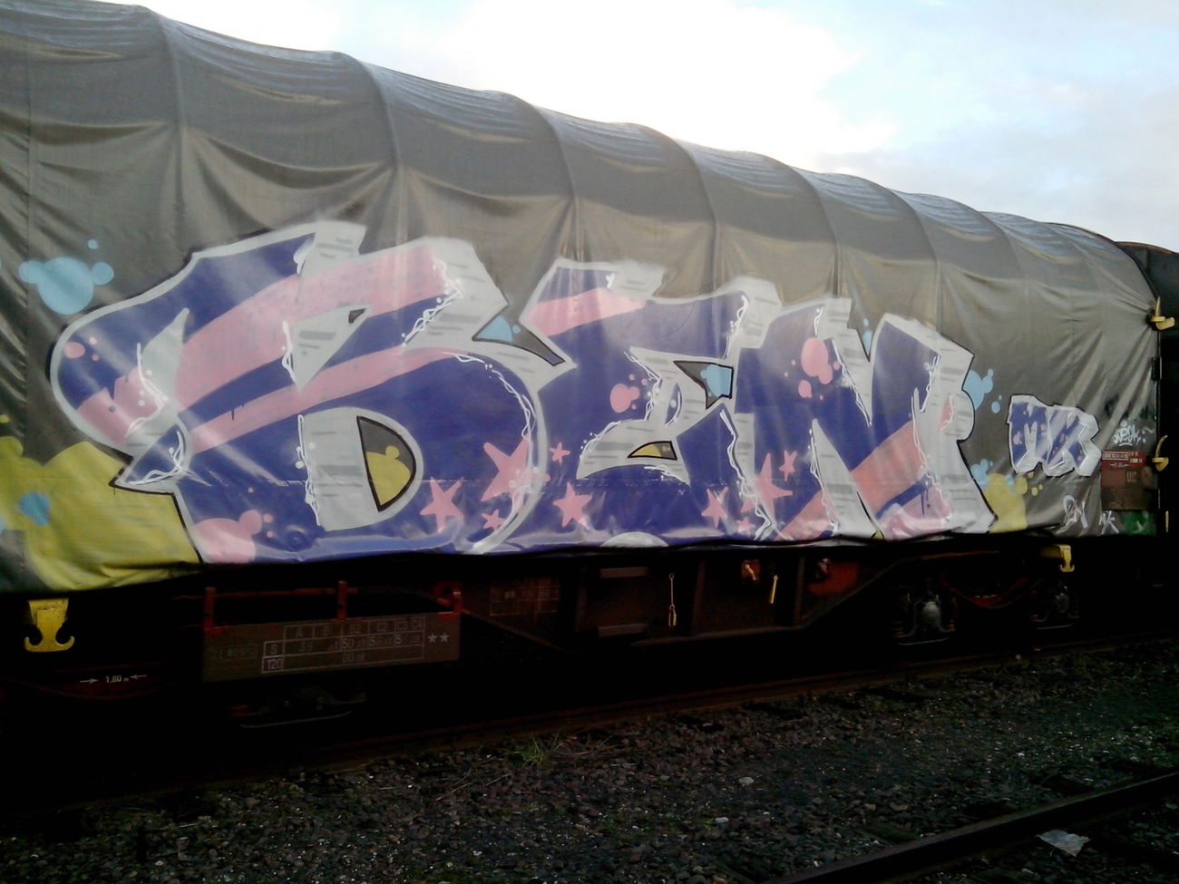 Graffiti Train - Photo by strasbourgraffiti