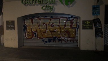 Graffiti Bombing - Photo by strasbourgraffiti