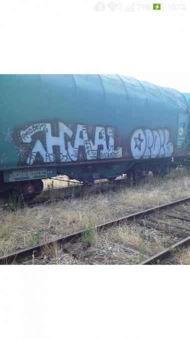 Graffiti Train - Photo by strasbourgraffiti