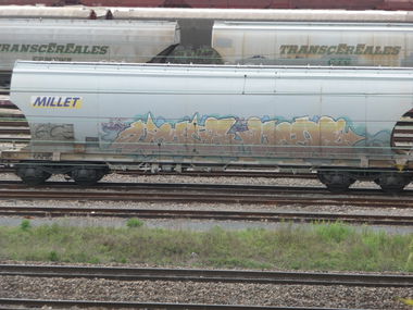 Graffiti Train - Photo by strasbourgraffiti