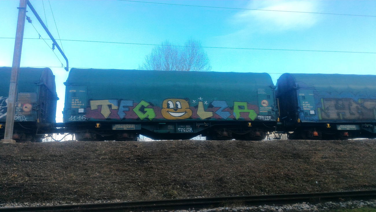 Graffiti Train - Photo by strasbourgraffiti