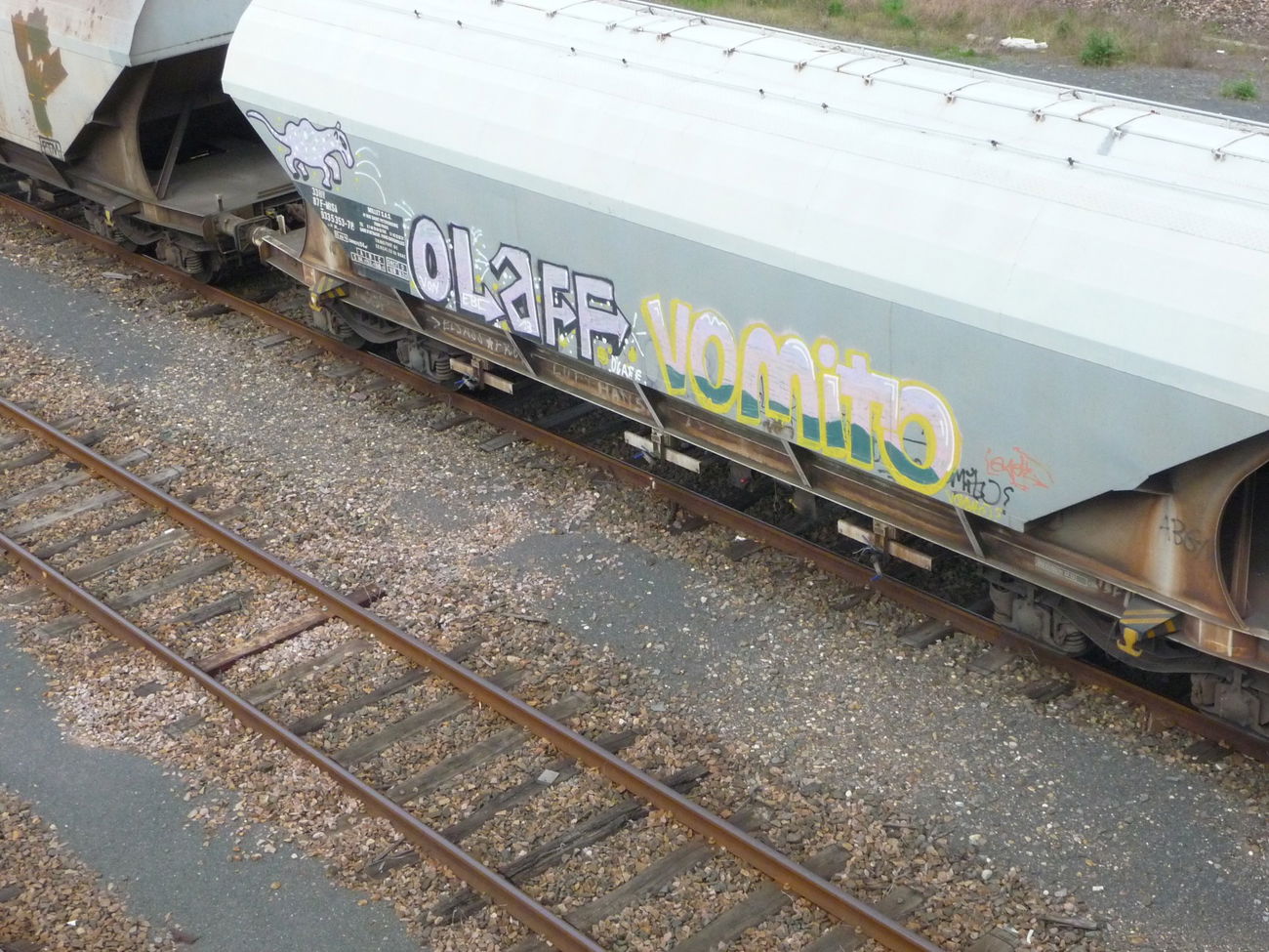 Graffiti Train - Photo by strasbourgraffiti