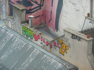 Graffiti Bombing - Photo by strasbourgraffiti