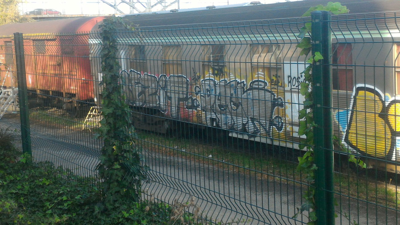 Graffiti Train - Photo by strasbourgraffiti