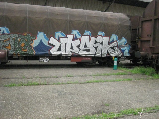 Graffiti Train - Photo by strasbourgraffiti