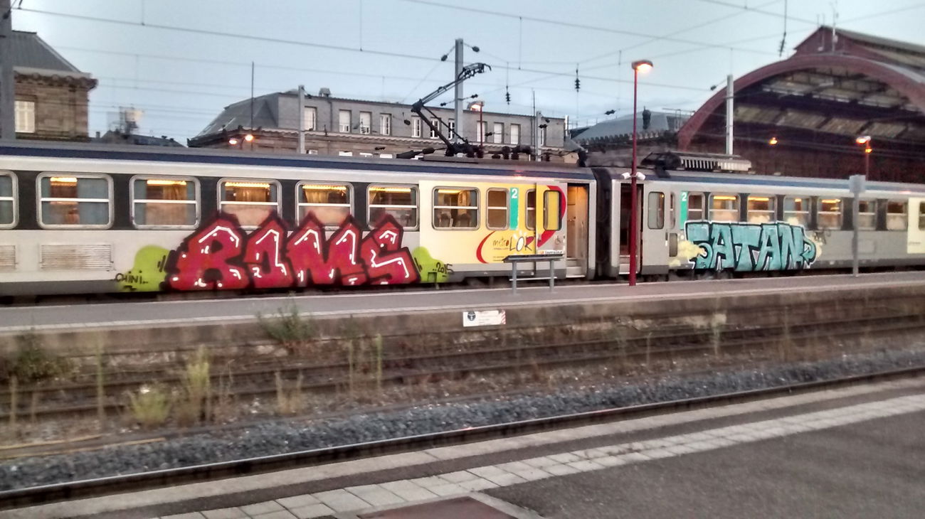 Graffiti Train - Photo by strasbourgraffiti