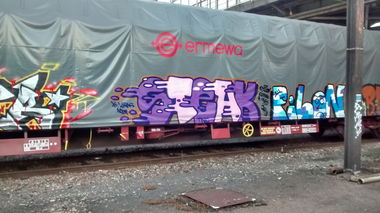 Graffiti Train - Photo by strasbourgraffiti