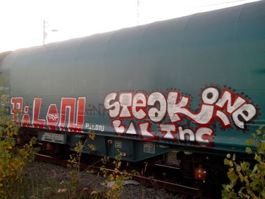 Graffiti Train - Photo by strasbourgraffiti