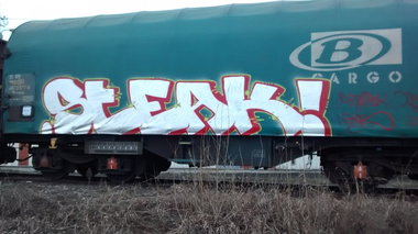 Graffiti Train - Photo by strasbourgraffiti