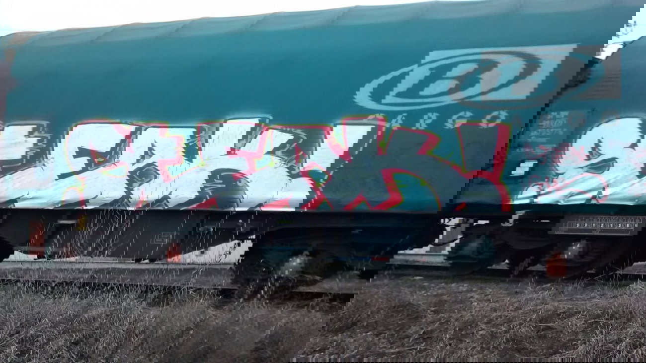 Graffiti Train - Photo by strasbourgraffiti