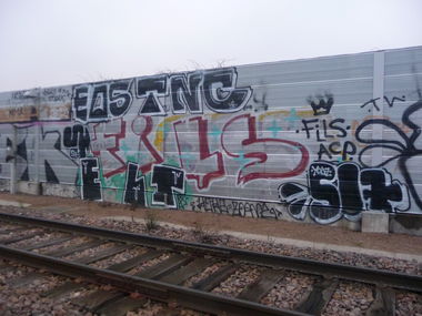 Graffiti Bombing - Photo by strasbourgraffiti