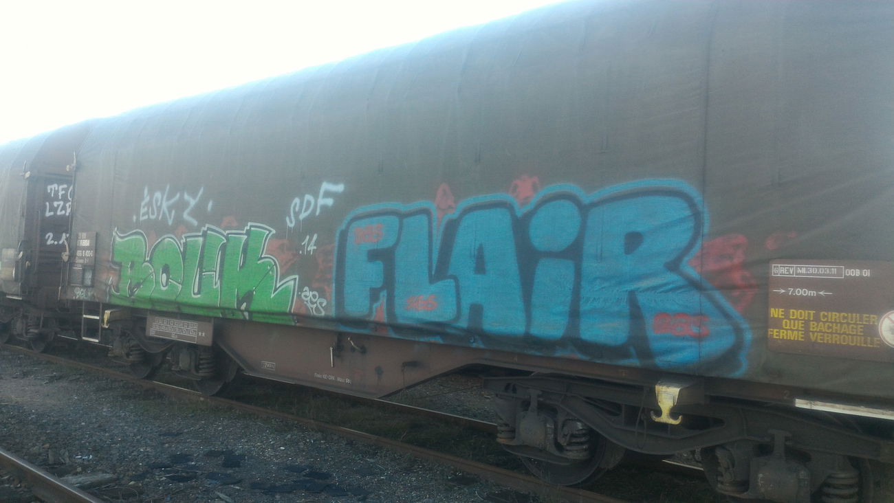 Graffiti Train - Photo by strasbourgraffiti