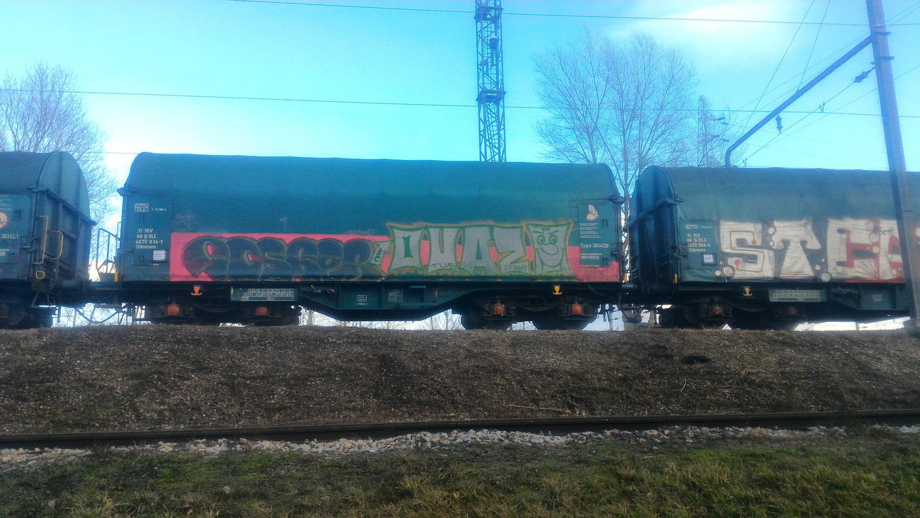 Graffiti Train - Photo by strasbourgraffiti