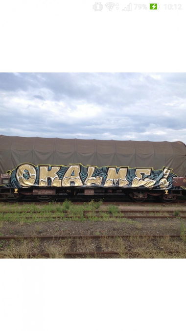 Graffiti Train - Photo by strasbourgraffiti