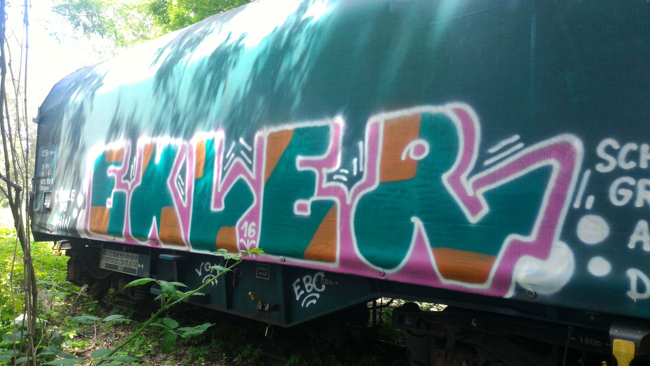 Graffiti Train - Photo by strasbourgraffiti