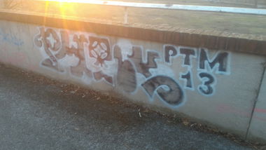 Graffiti Bombing - Photo by strasbourgraffiti