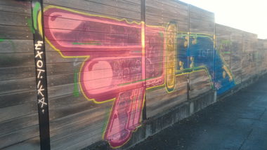 Graffiti Bombing - Photo by strasbourgraffiti