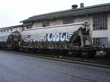 Graffiti Train - Photo by strasbourgraffiti